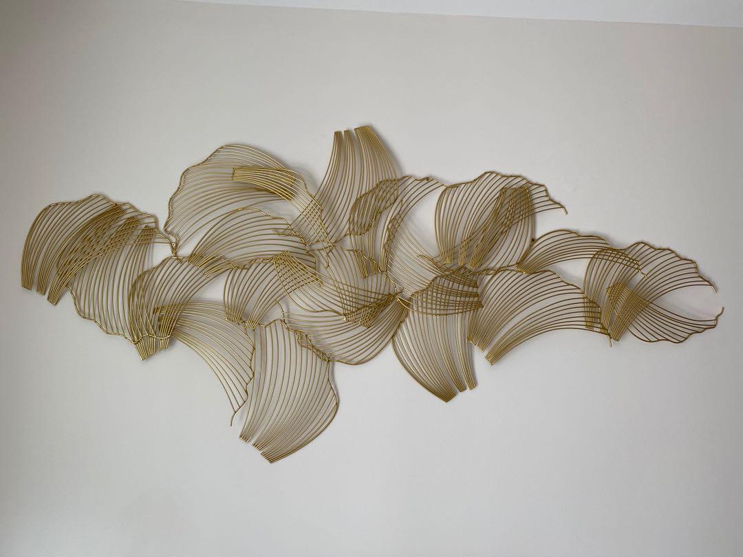 Beautiful gold wall decor, Furniture & Home Living, Home Decor, Wall