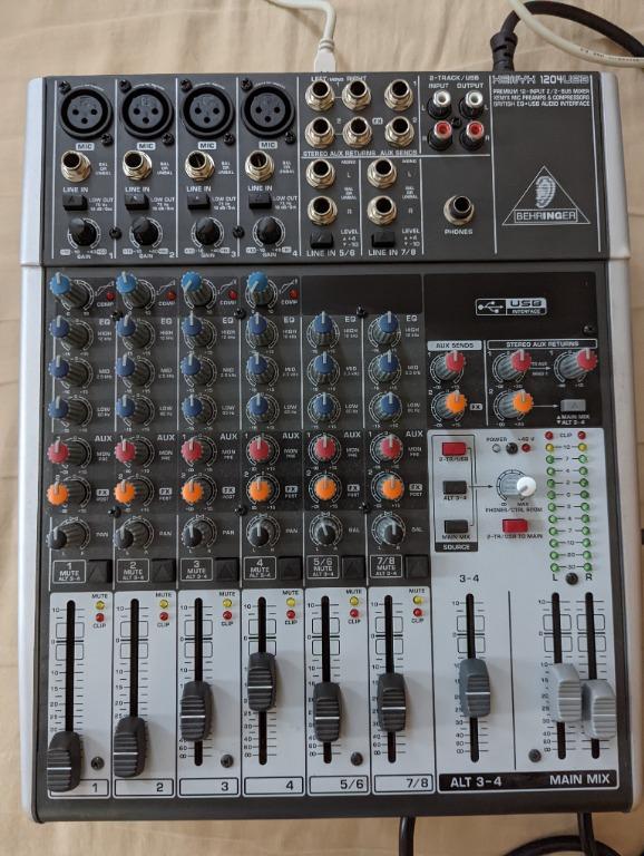 Behringer Xenyx 1204USB Mixer with USB interface, Audio, Other Audio ...