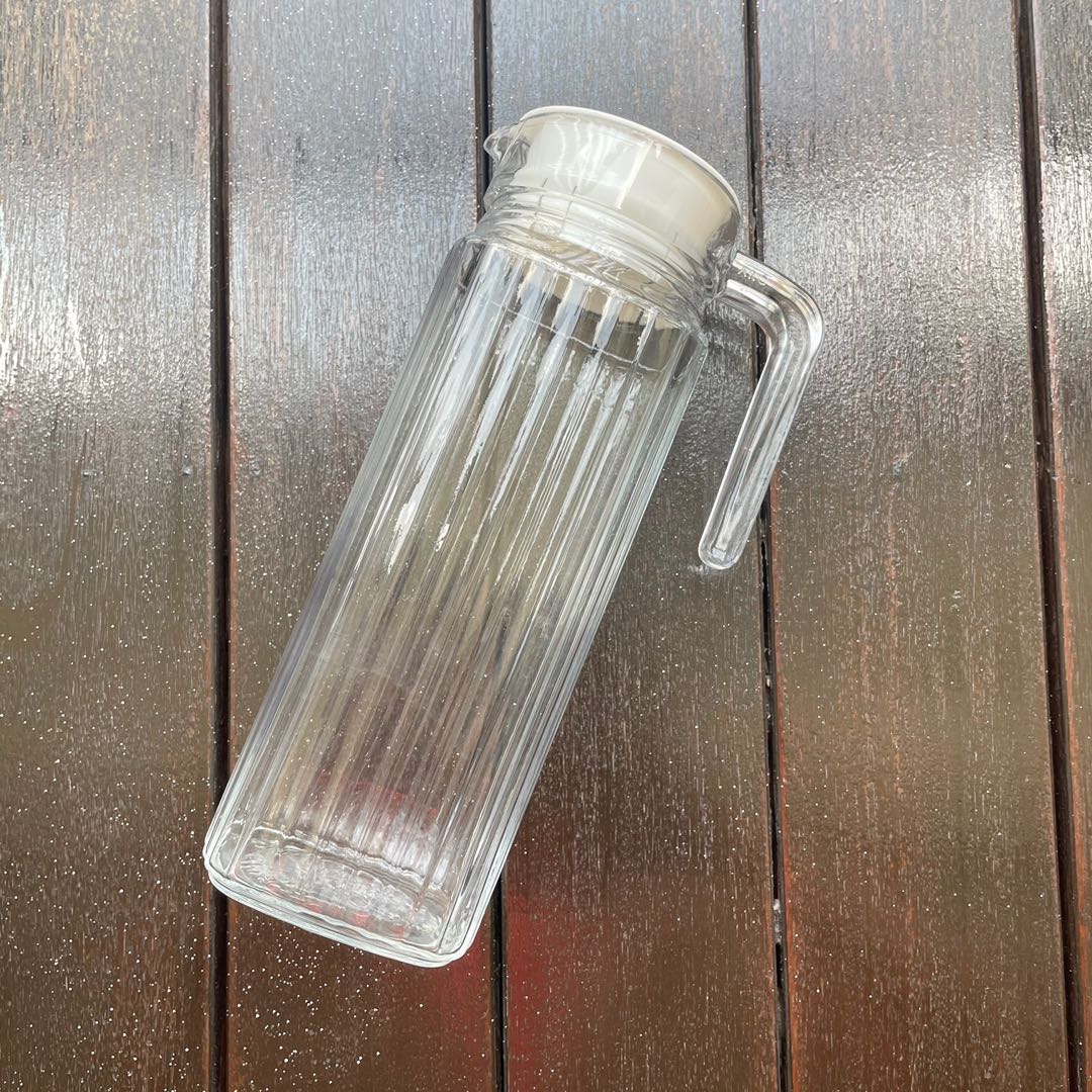 BN Luminarc 1.1L Glass Water Pitcher, Furniture & Home Living