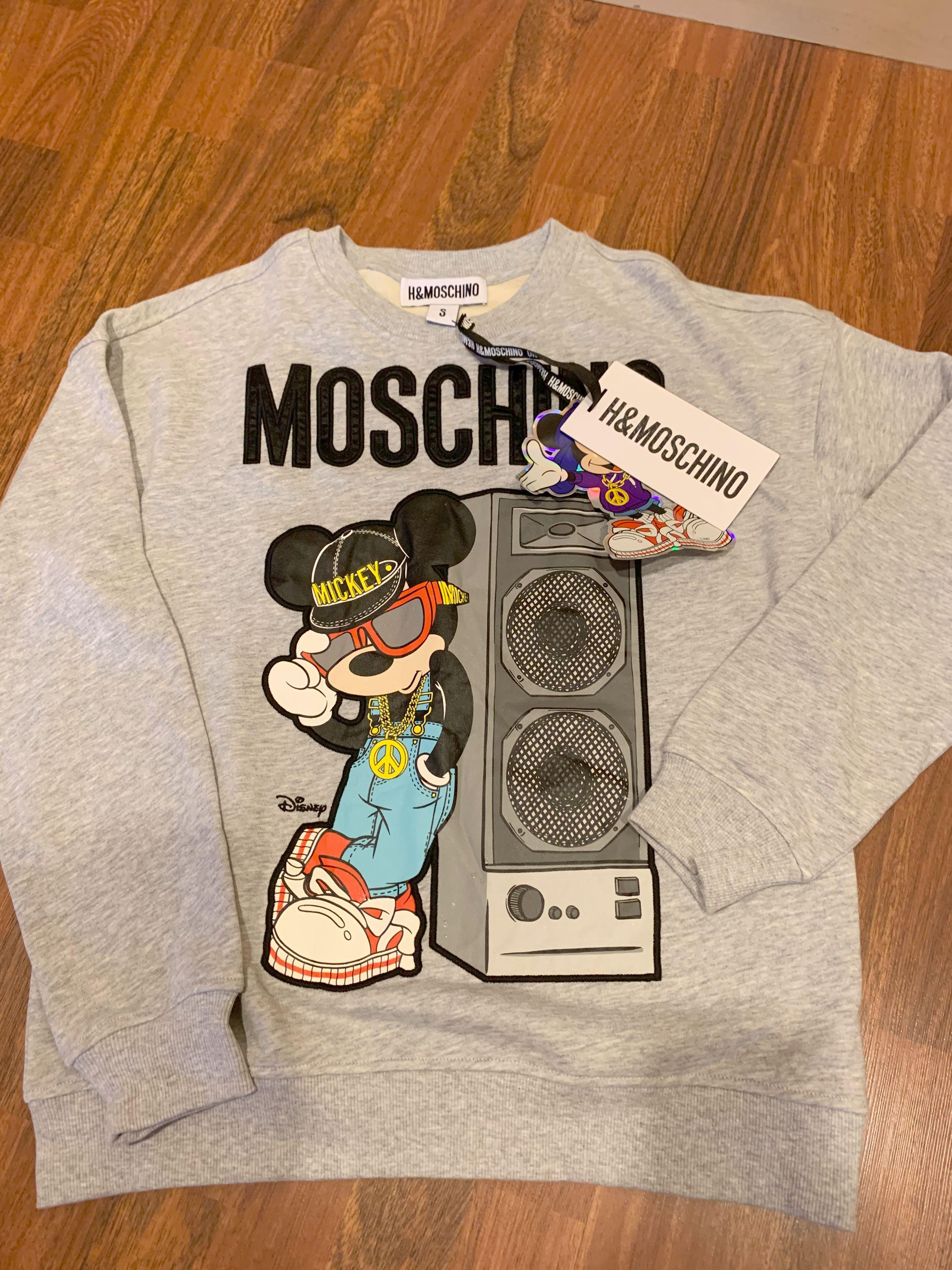 Brand new unworn H M x Moschino Sweatshirt with Appliqu s