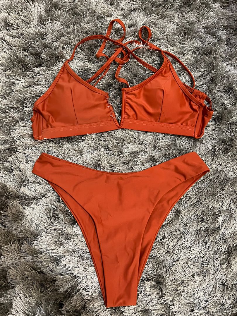 The Inferno Bandage Swim Set (Desert Orange)