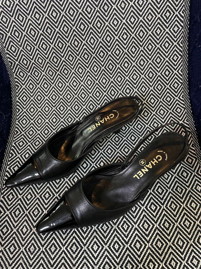 Chanel slingback top 219