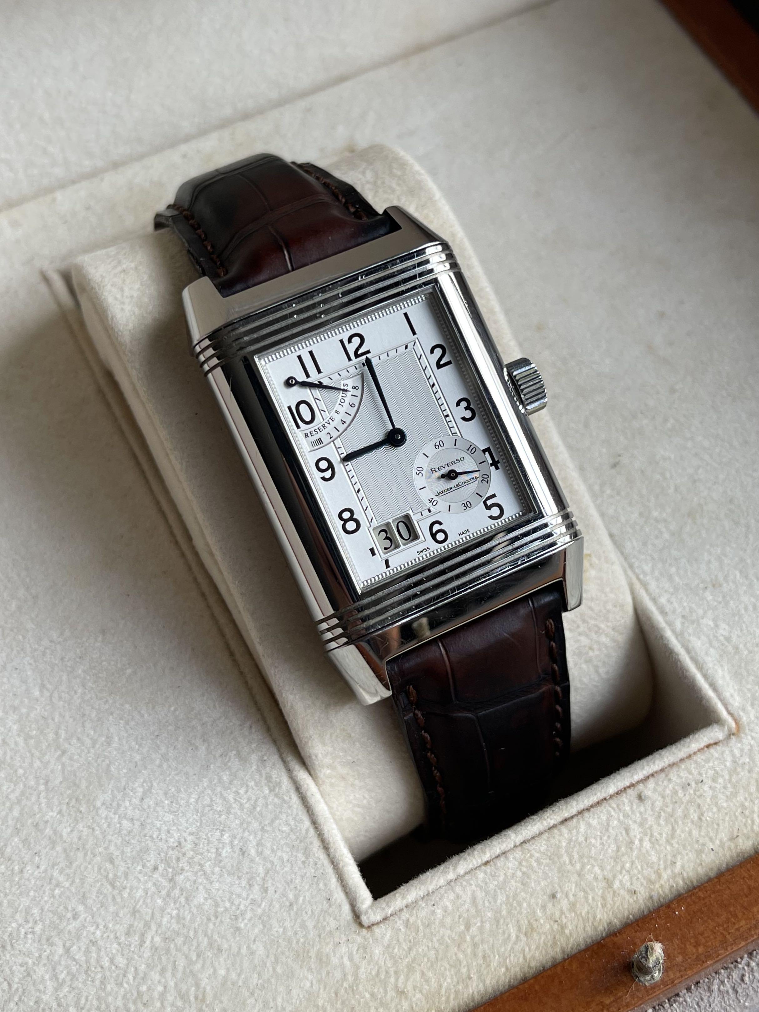 CHEAPEST Jaeger LeCoultre JLC Reverso 8 Days Grande Date FULL SET