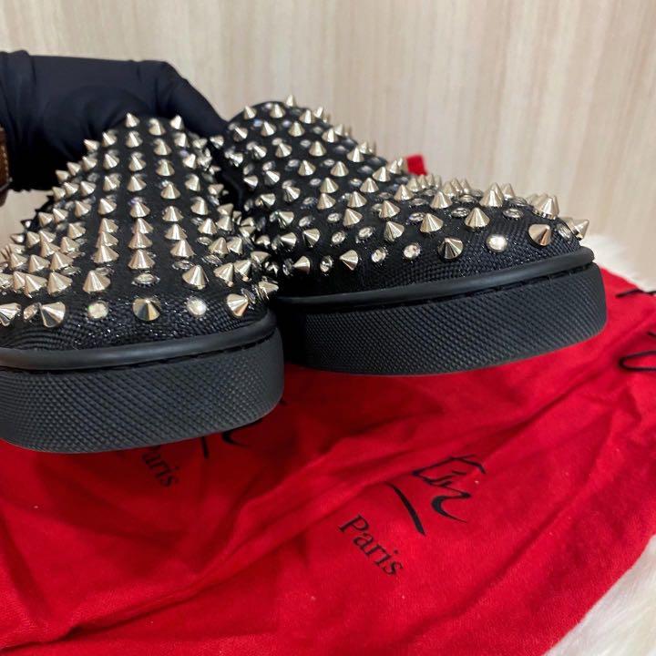 Christian Louboutin Black Roller-boat Men's Flat Shoes, Luxury, Bags &  Wallets on Carousell