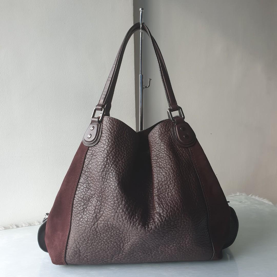 Coach edie 42 oxblood top