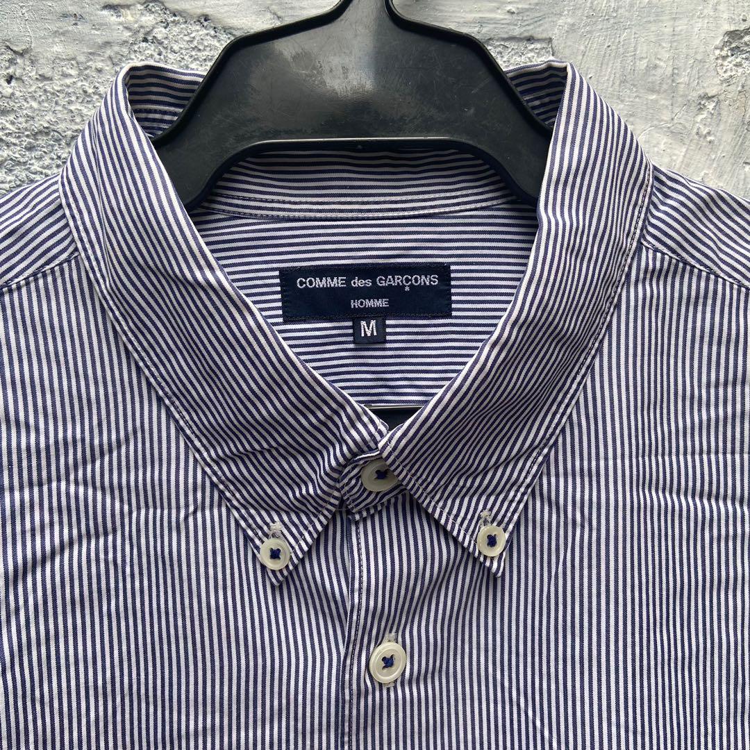 Comme des Garcons Homme (Category: Formal Shirts) located in Pasig City. Submitted by danielle_mikael (Listing ID 1140647277, Image 3). Description: Comme des Garcons Homme Long sleeve Medium in size Dimension: 20x28 inches No issue Plus shipping fee.
