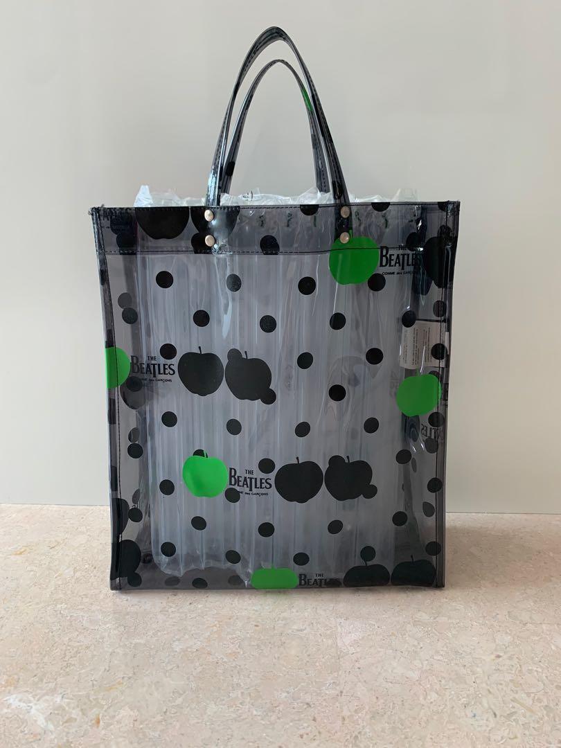 Comme des garcons vinyl tote bag clearance