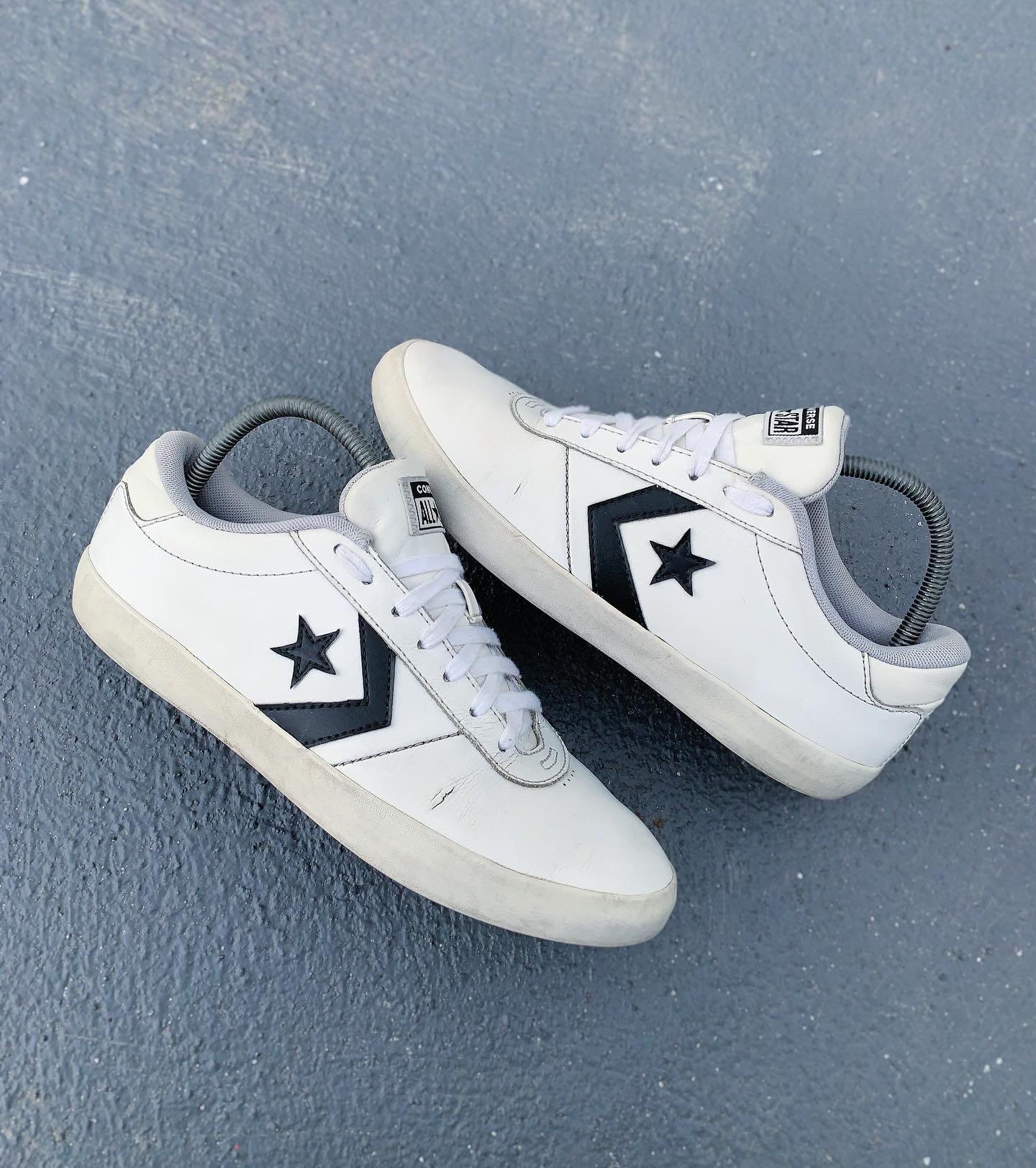 Converse point outlet star leather