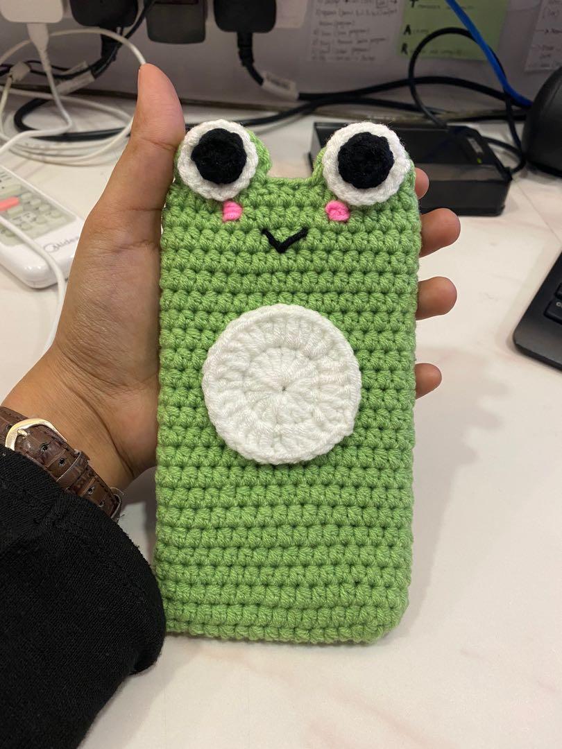 Crochet handphone sale pouch