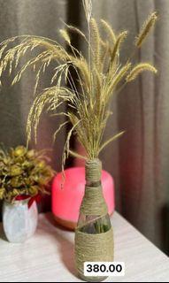 dried plants and flower arrangement and Mini christmas tree with lights for sale