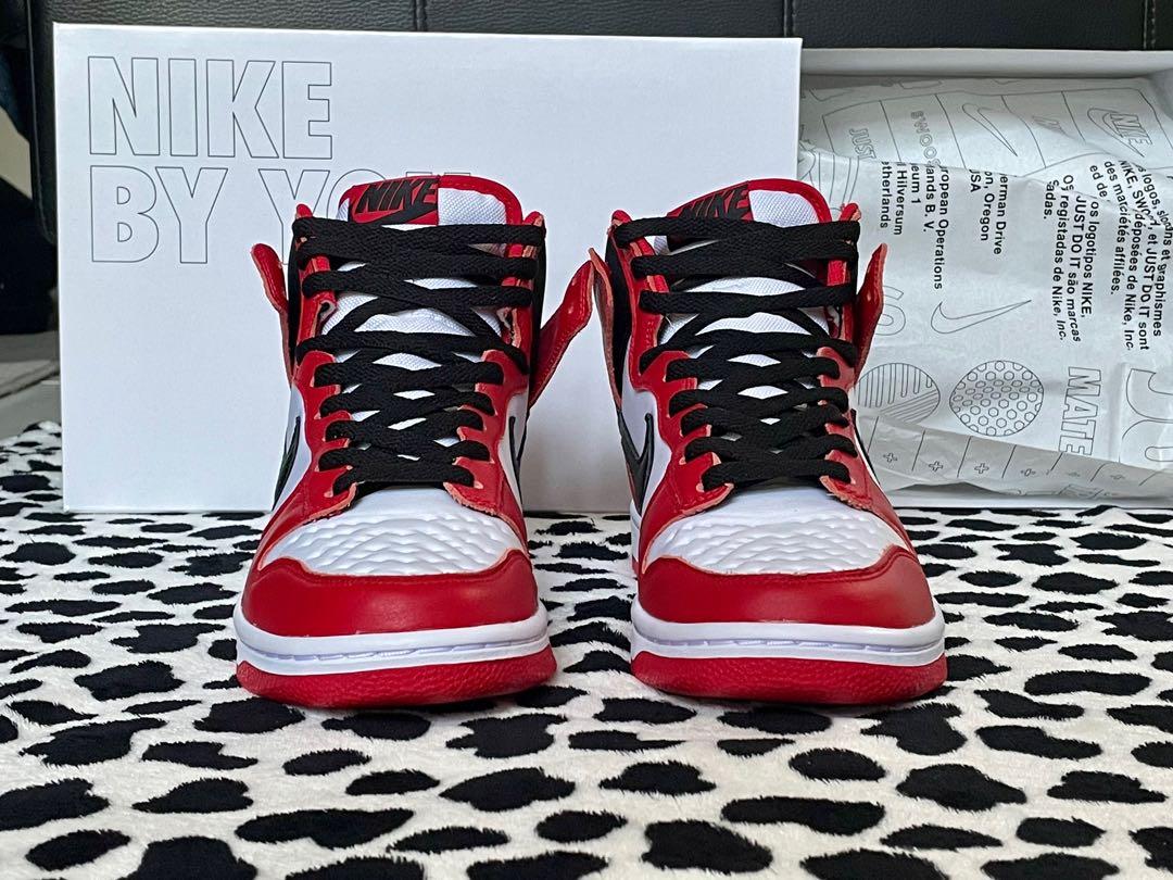 Dunk High Chicago By Nike By You, Men's Fashion, Footwear 
