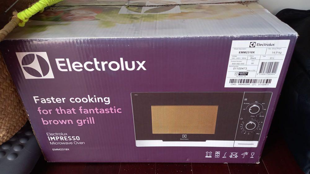 Electrolux Microwave Oven with Grill, TV & Home Appliances, Kitchen