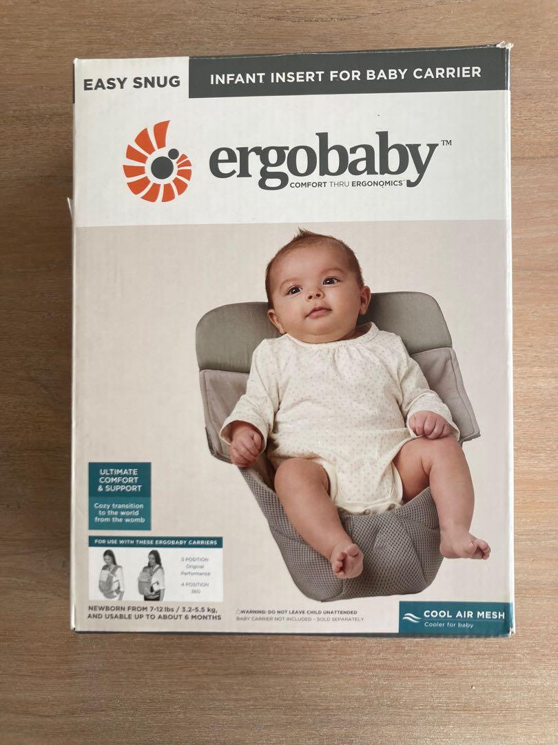 Easy snug infant insert deals cool air mesh grey