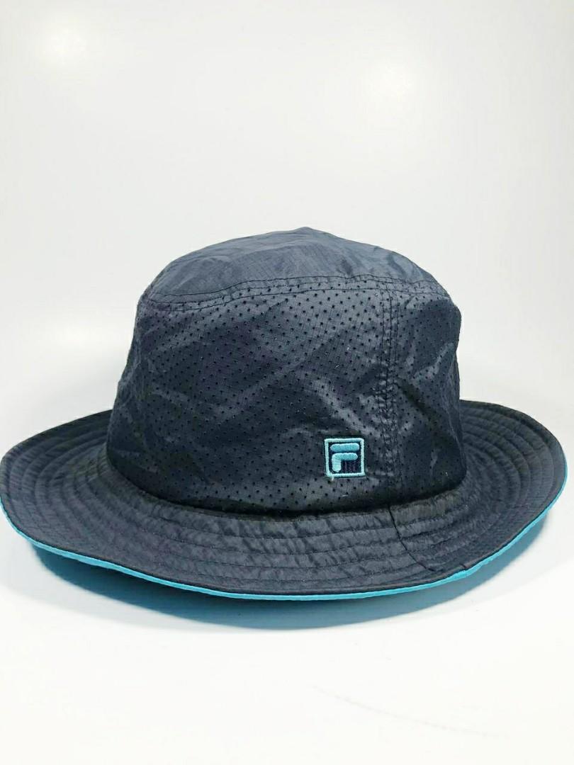 Fila Bucket Hat, Fesyen Pria, Aksesoris 