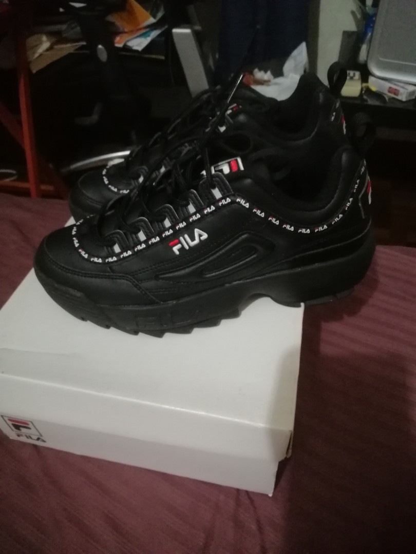 Fila disruptor 2 tapey tape black store