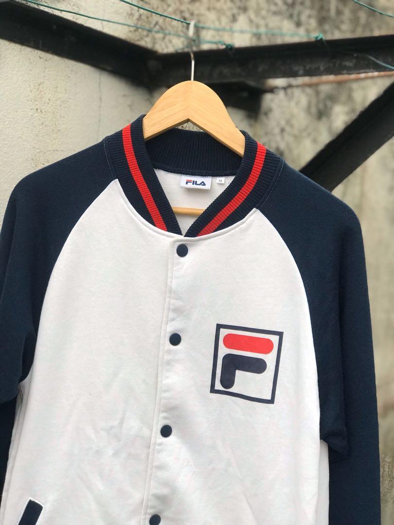 Fila baseball jacket new arrivals