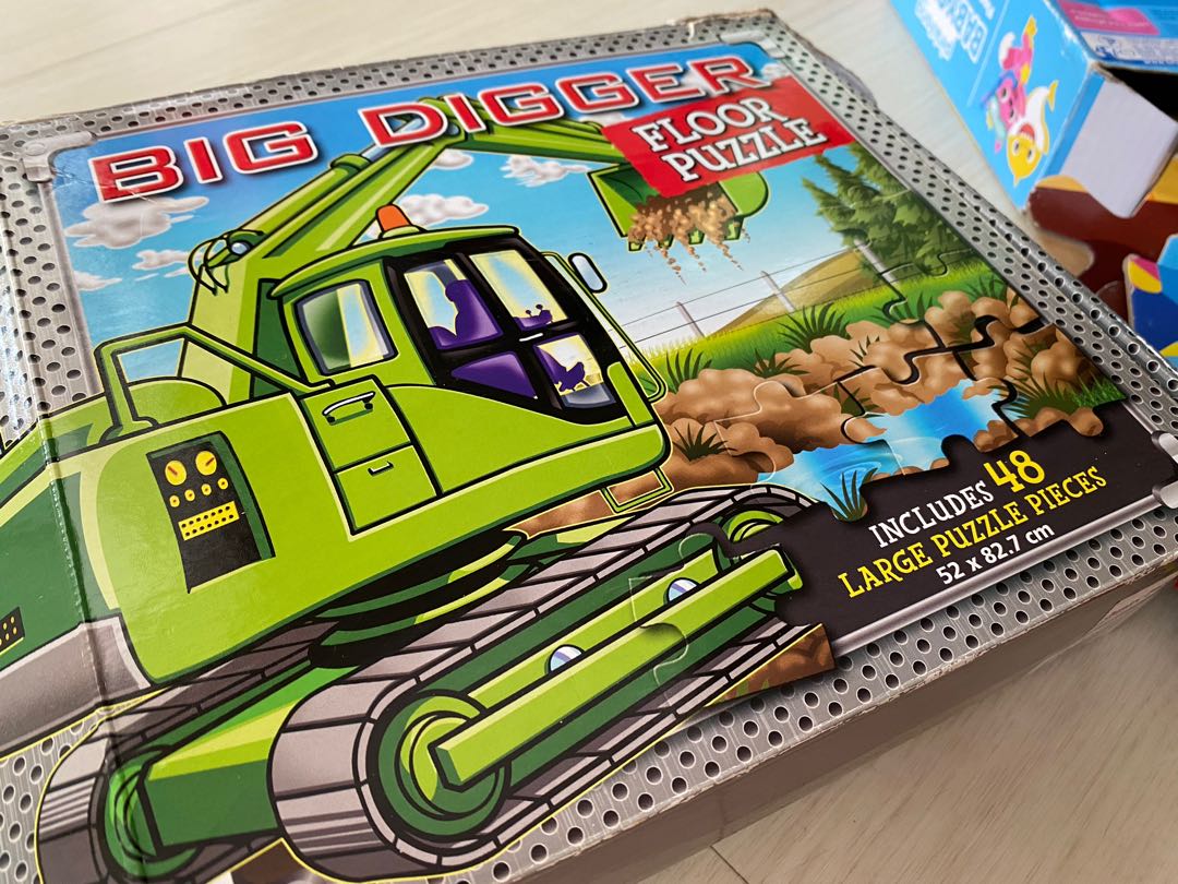 Floor Puzzle (Big Digger), Hobbies & Toys, Toys & Games on Carousell