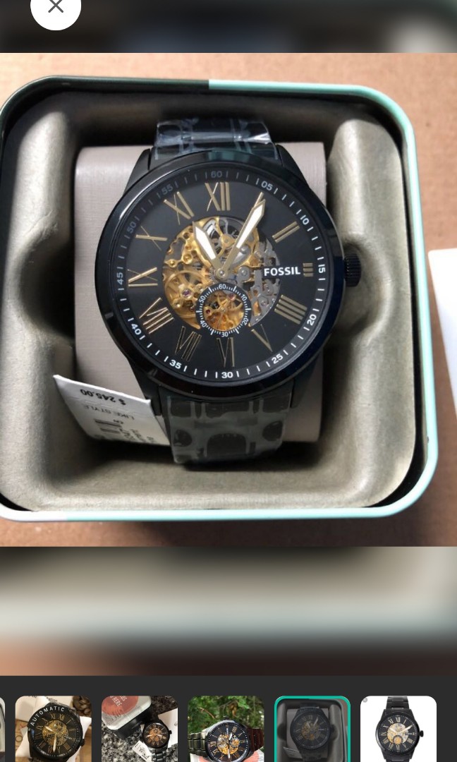 Fossil flynn pilot mechanical sale