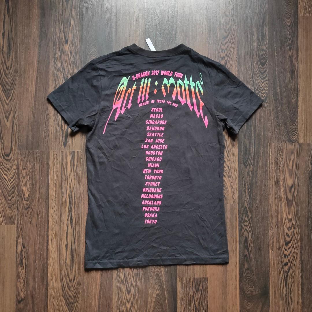 G-DRAGON BIGBANG ACT III : MOTTE | World Tour 2017 Tee, Men's