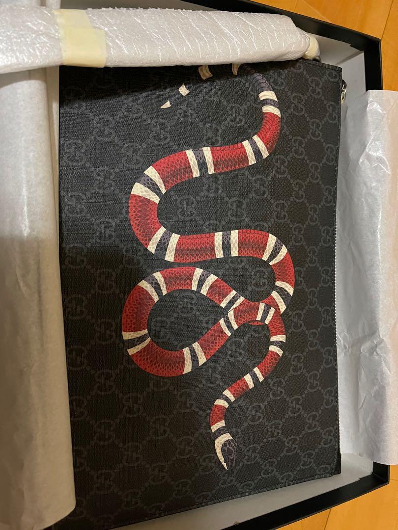 Gucci Bestiary pouch with Kingsnake Carousell