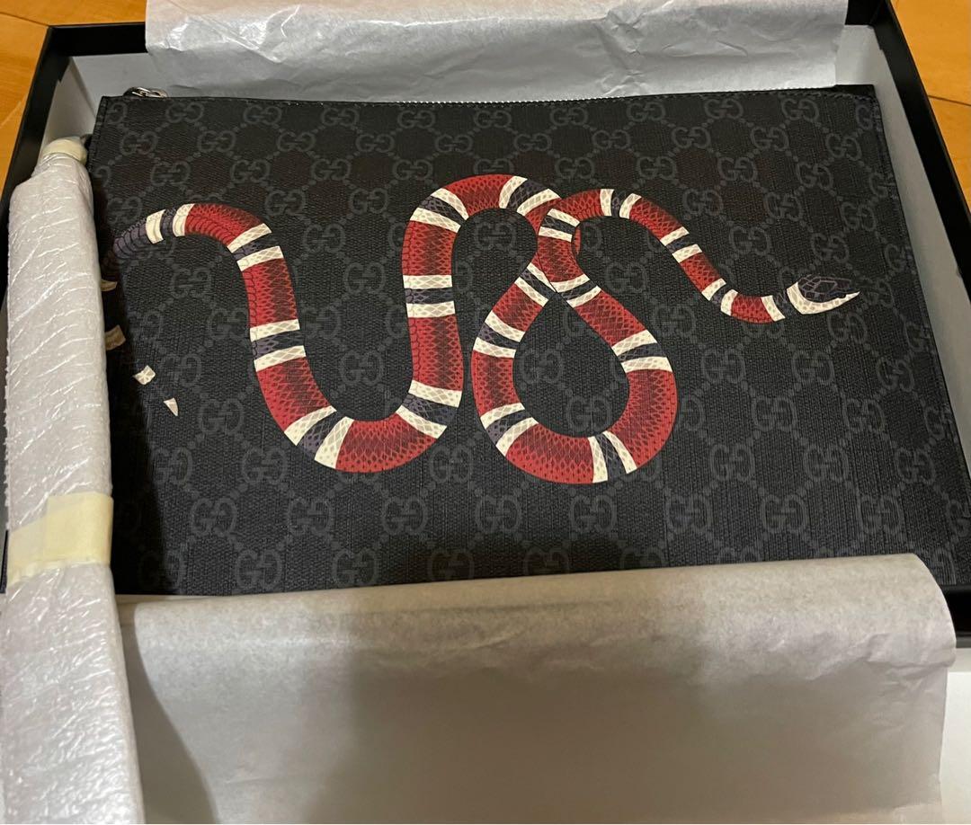 Gucci Bestiary pouch with Kingsnake Carousell