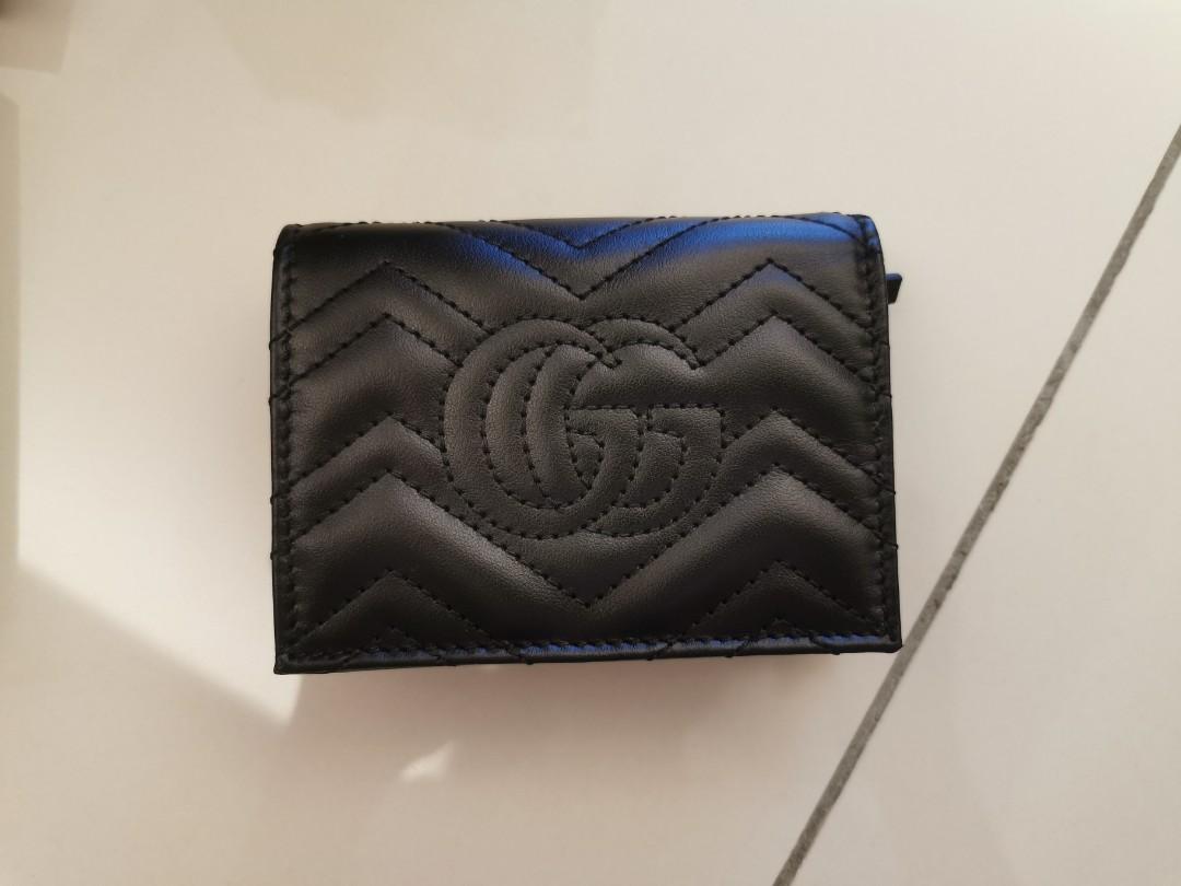 Gg quilted clearance leather card case