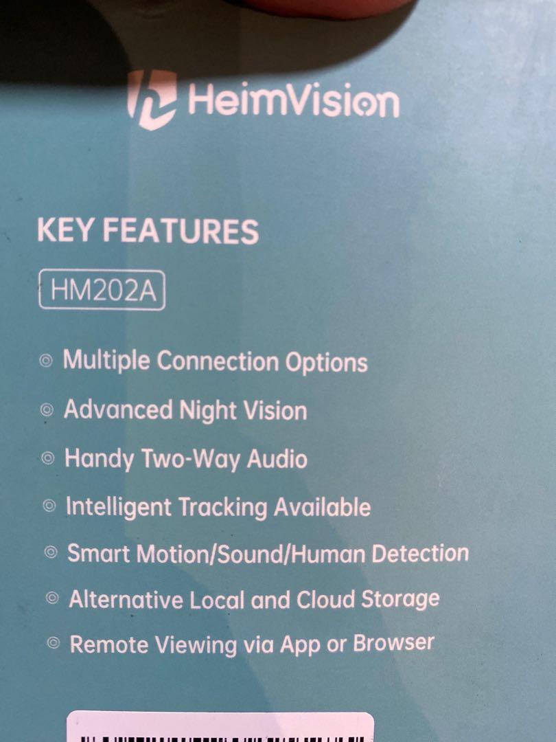 HeimVision HM202A camera with app, Furniture & Home Living, Security