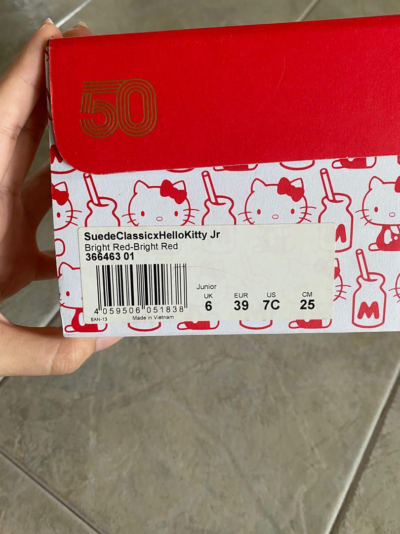 Hello Kitty X Puma Suede classic limited edition junior shoes