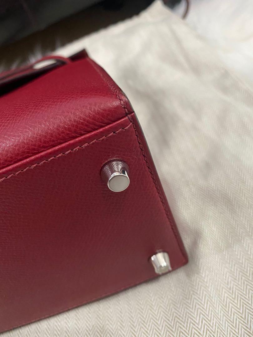 Hermes Kelly 28 Sellier Rouge Venetien Red Epsom Leather Gold Hardware –  Lux Addicts