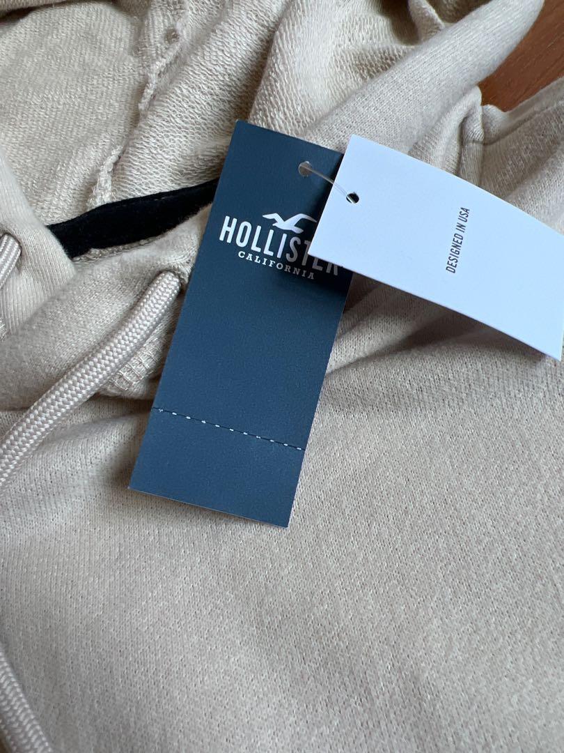 Hollister store beige hoodie