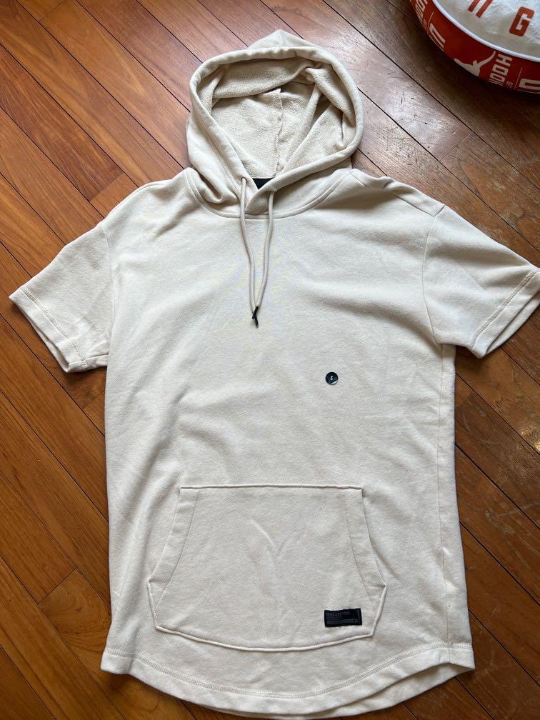 hollister beige hoodie