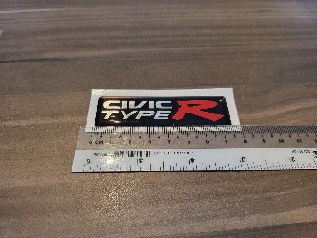 Honda Civic Type R Sticker, Car Accessories, Accessories on Carousell