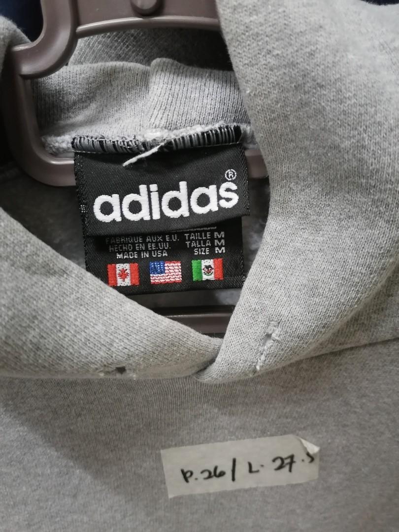 Adidas hoodie on sale tag