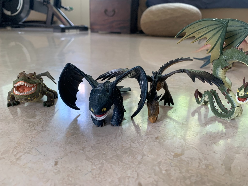 How To Train Your Dragon figures, Hobbies & Toys, Toys & Games on Carousell
