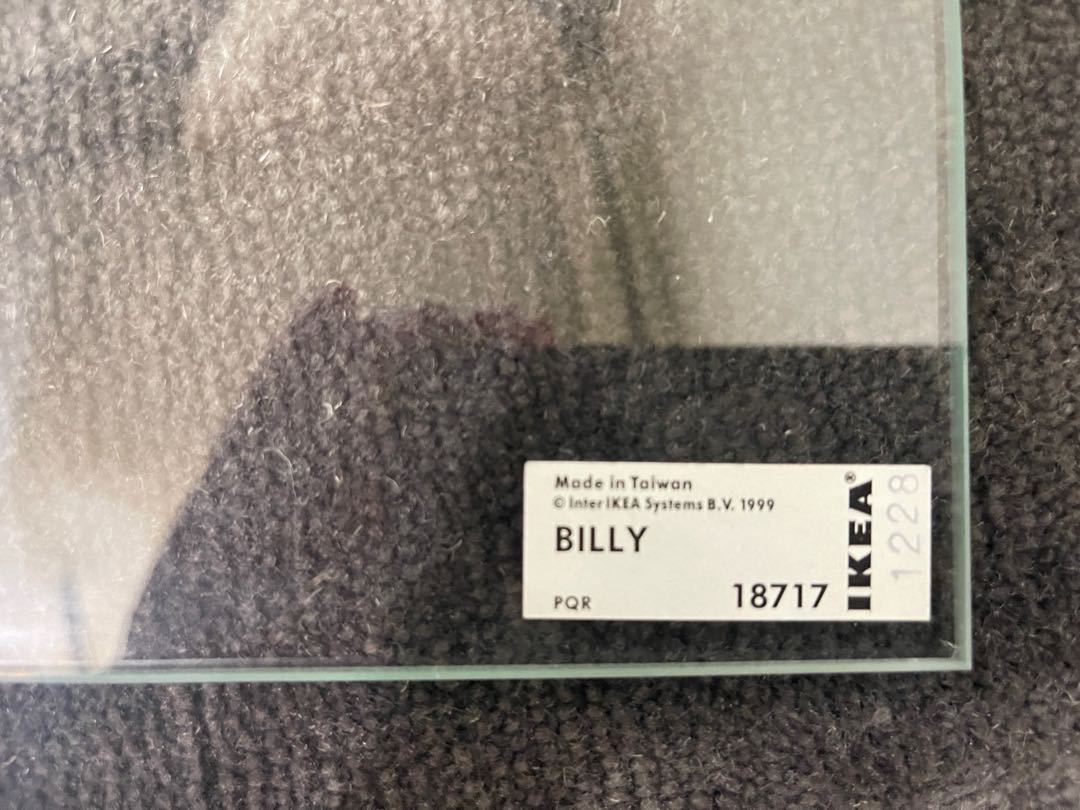 IKEA Billy bookcase Glass shelves 76x26cm, Furniture & Home Living