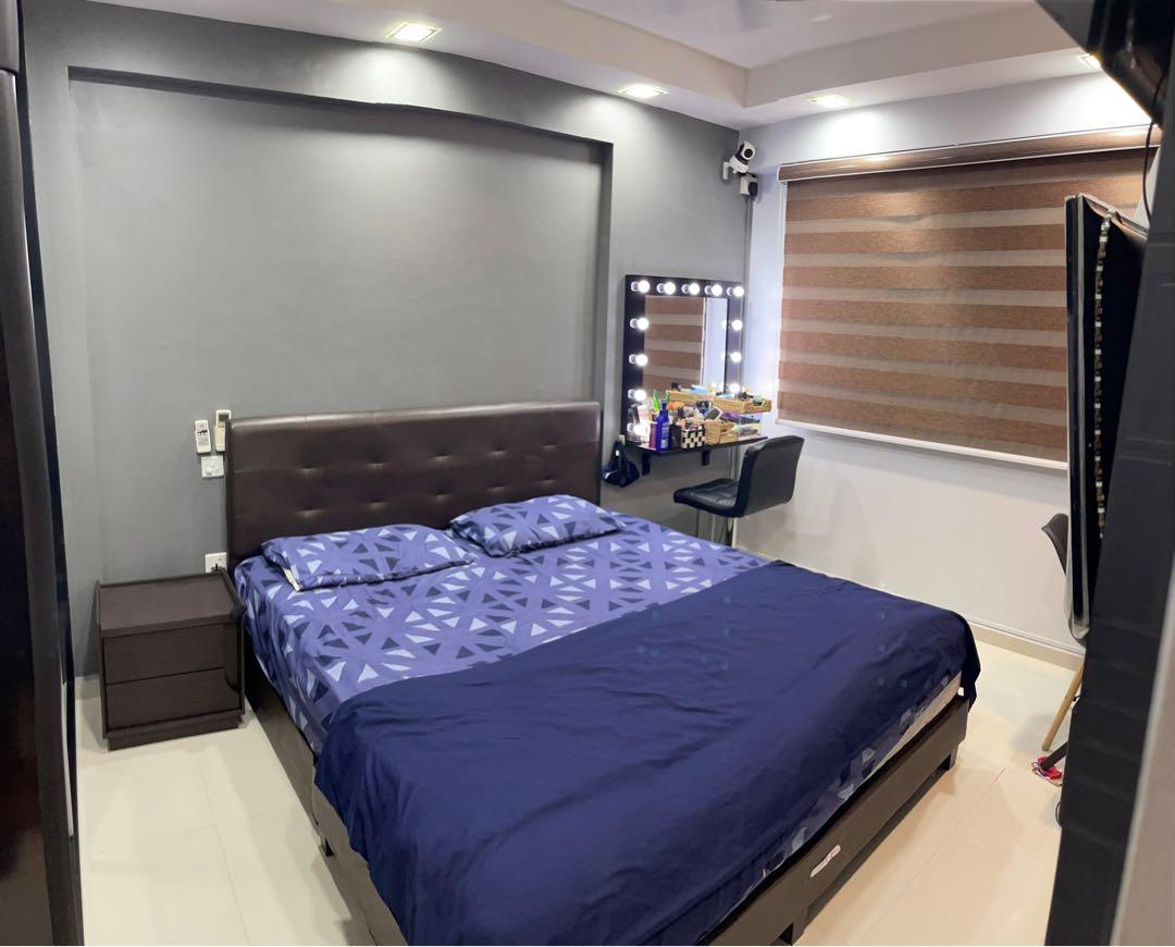 King Size Bed (Frame and Mattress), Furniture & Home Living, Furniture