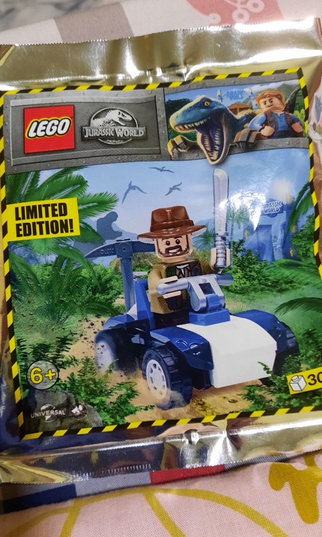 Lego Jurassic Park foil bag, Hobbies Toys, Toys Games on Carousell - Main Image
