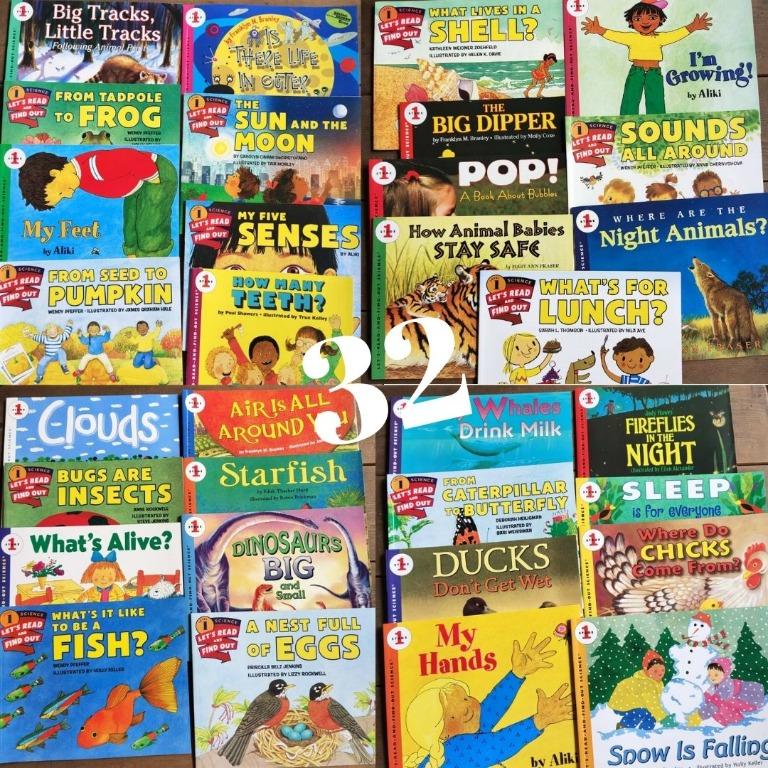 Let's-Read-and-Find-Out Science Books series 32 books (stage 1
