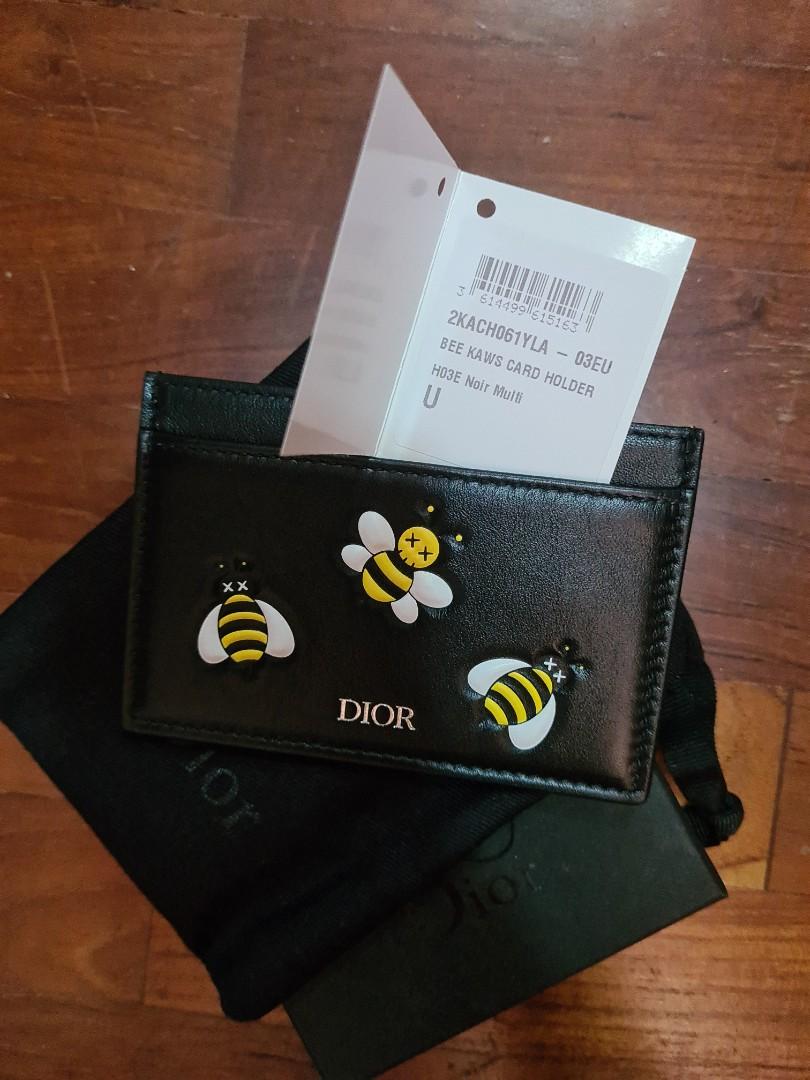 Dior card holder kaws sales