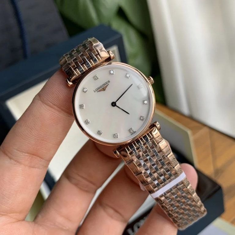 Longines la grande classique mother of pearl best sale