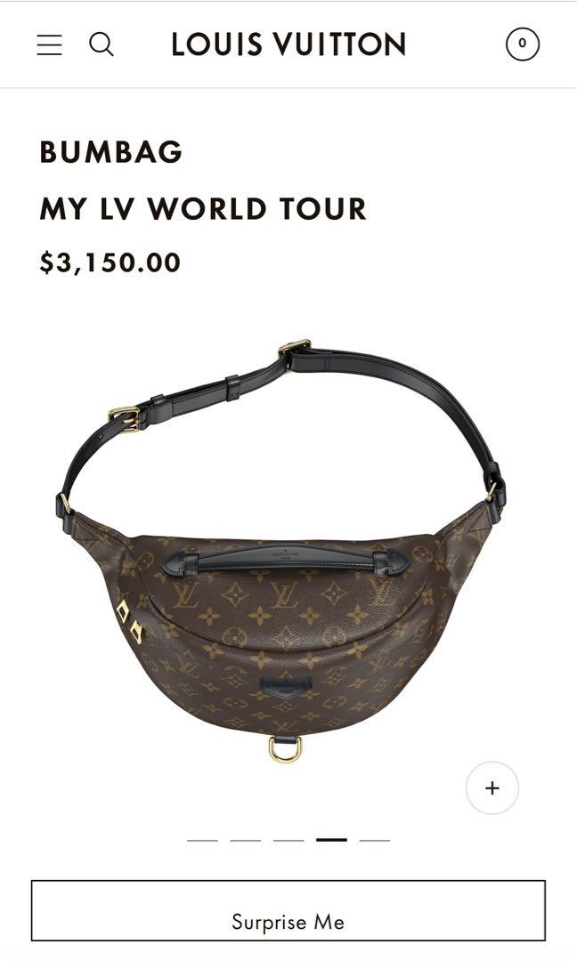 Louis Vuitton Monogram Empreinte Bum Bag Black Noir Leather Travel Fanny  Pack