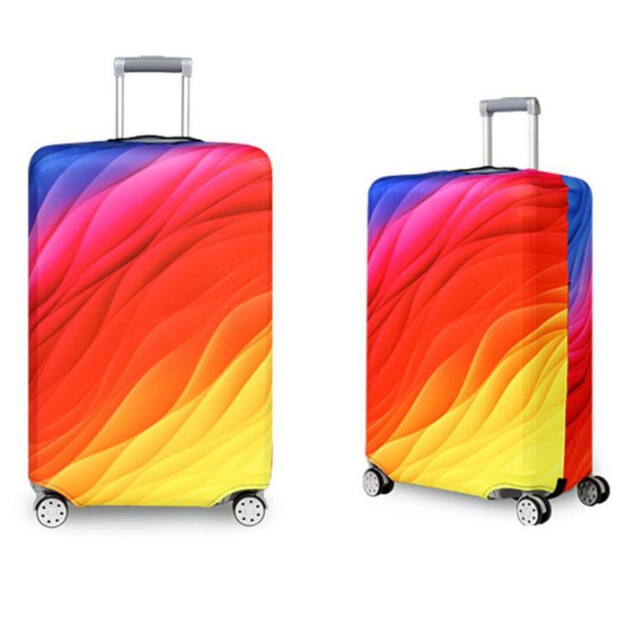 Luggage suitcase cover colourful L size 