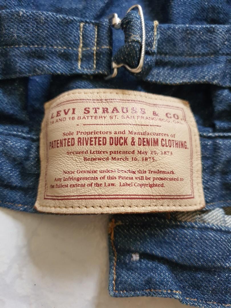 Jeans Levi’s Vintag custom – tessuto Louis Vuitton classico LV