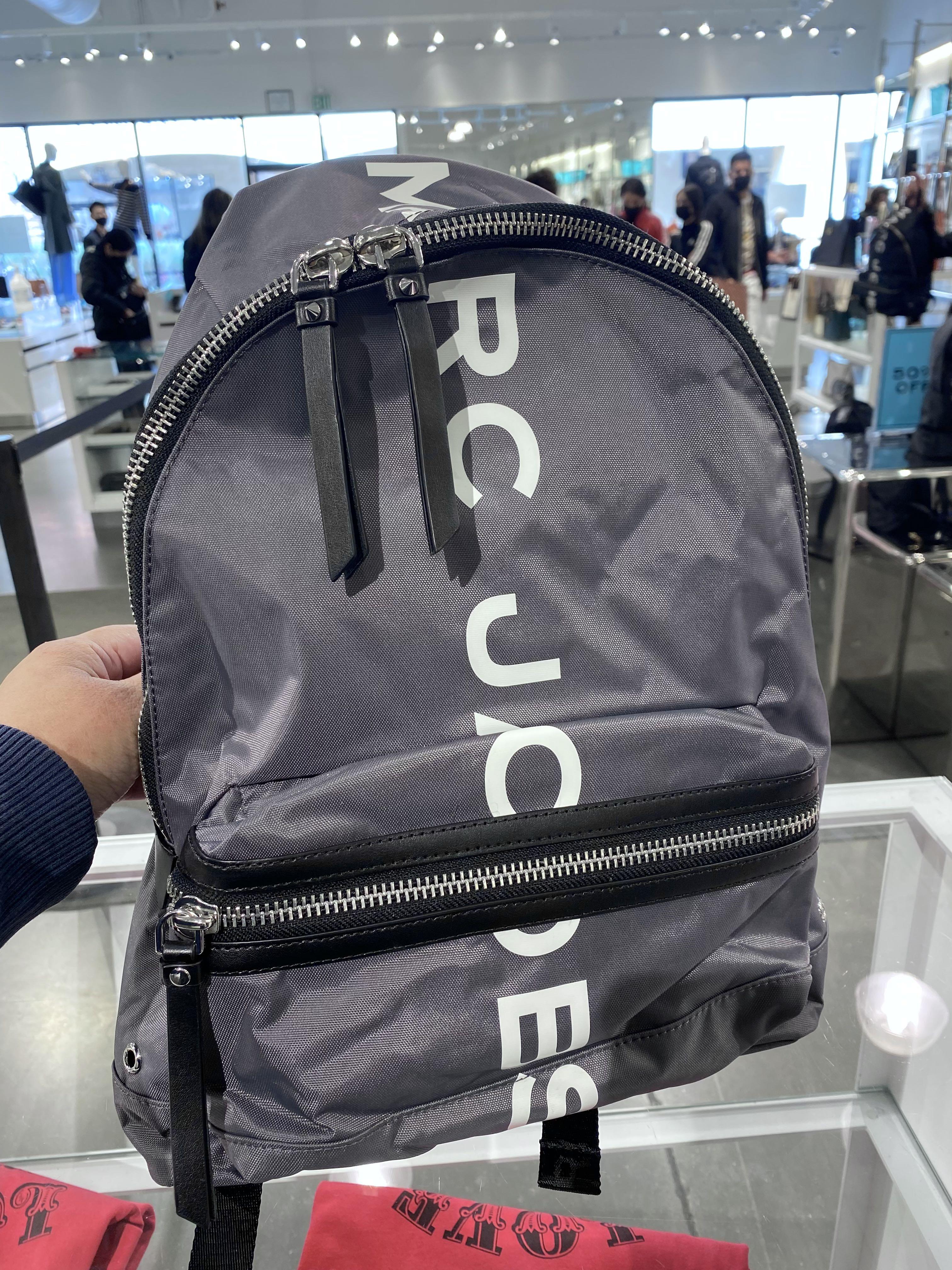 Marc jacobs grey store backpack