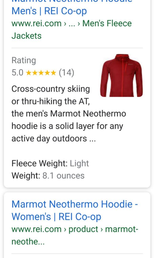 Marmot Neothermo Hoody Hoodie fleece polartec