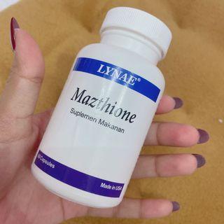 Mazthione suplemen pemutih badan pemutih kulit eceran membantu yang mau coba