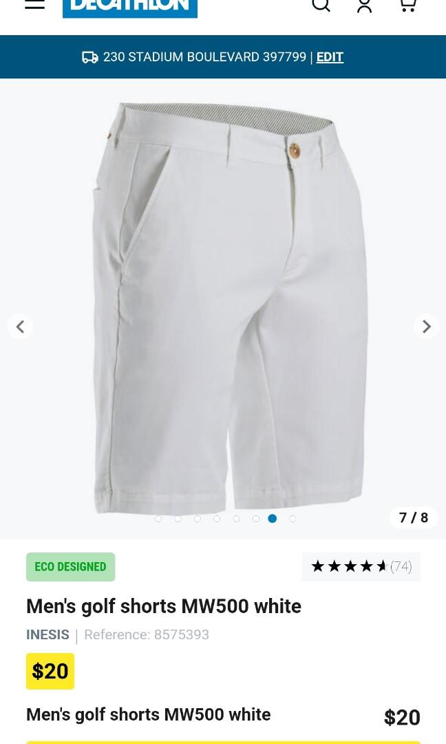 Mens bermuda discount golf shorts
