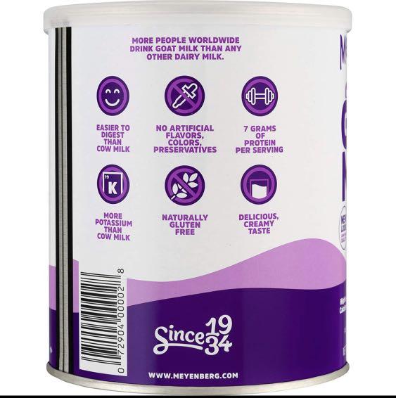 Dog Meyenberg Goat Milk Whole Powdered Vitamin D 12 oz (340 g), Pet