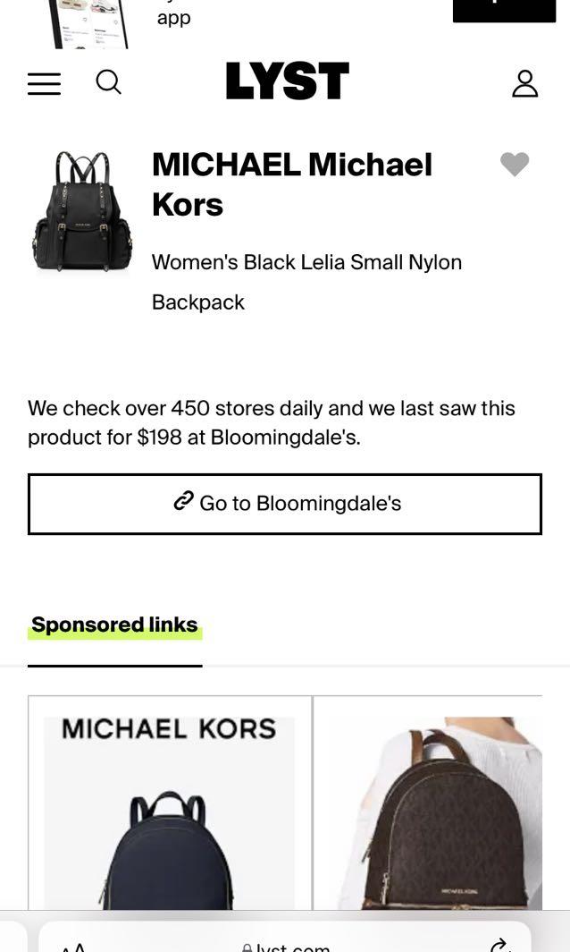 Mk leila backpack hotsell