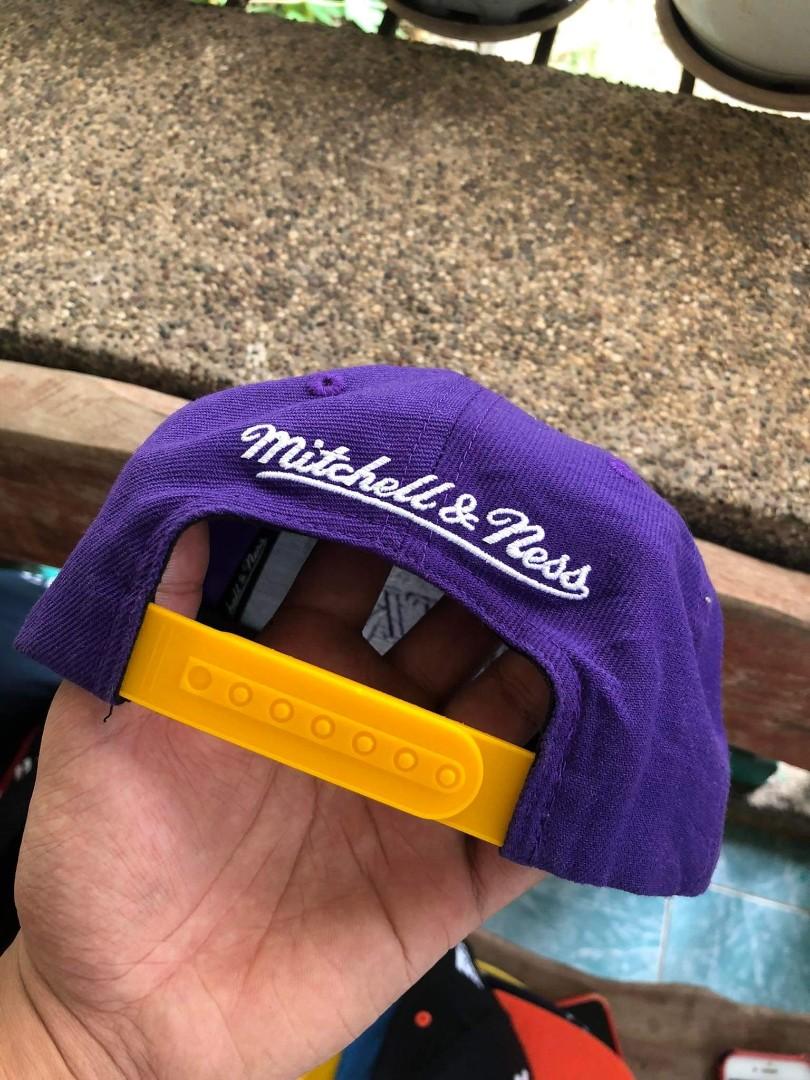 Mitchell and Ness Lakers Cap, Men's Fashion, Watches & Accessories